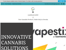 Tablet Screenshot of cannavativegroup.com